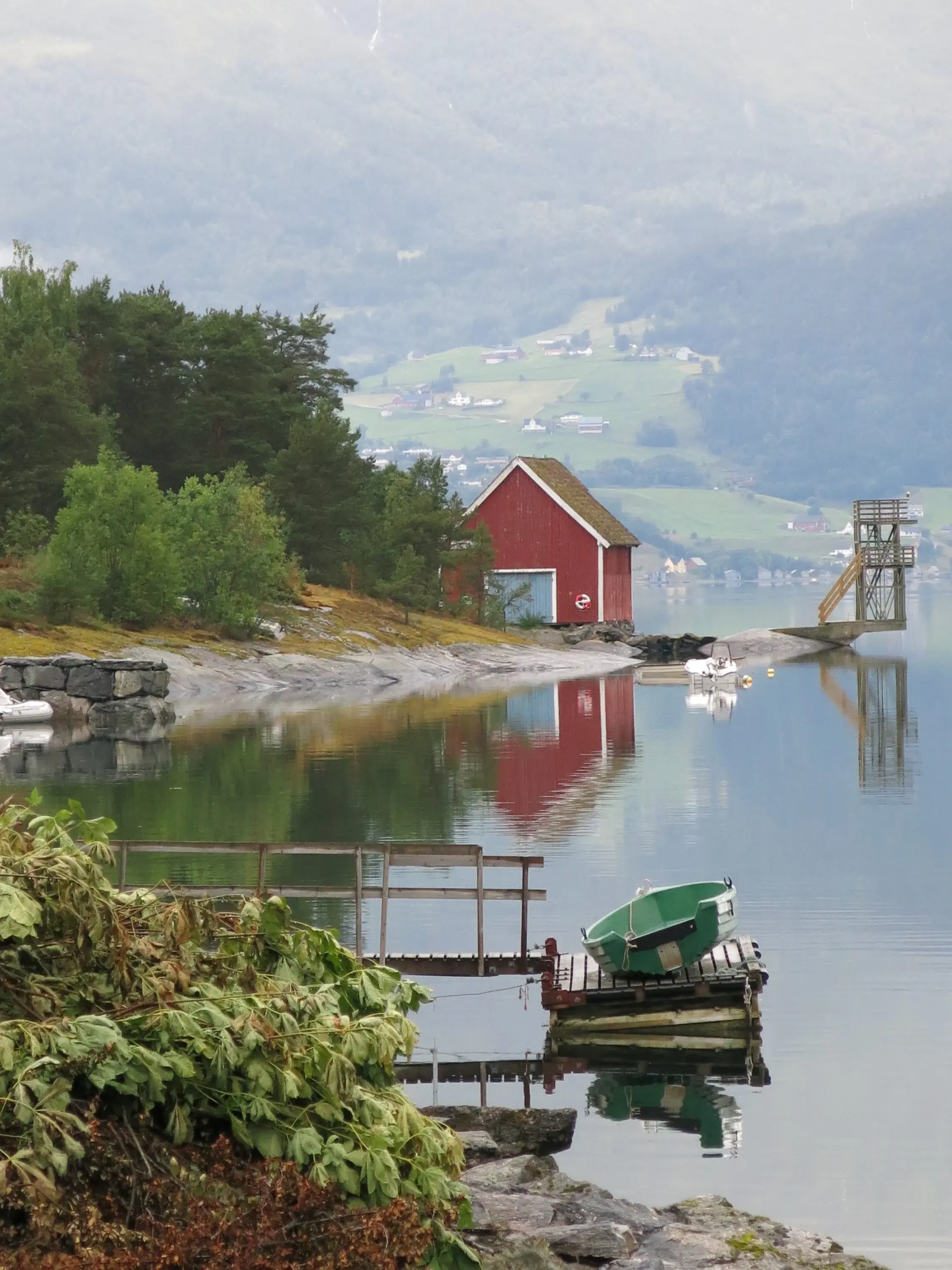 Norway fishing village